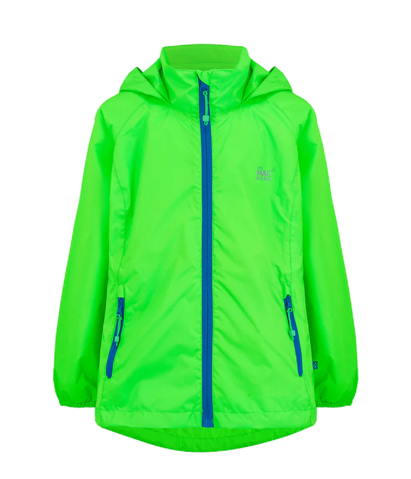 Mac In A Sac Origin 2 Kids Jacket - Neon Green-2